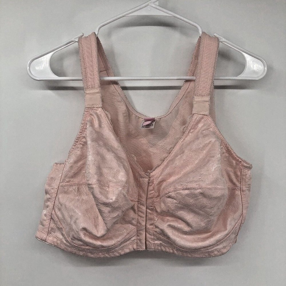 Comfortchoice Bra Womens 44D Used Wire Free Pink 27-0089-6